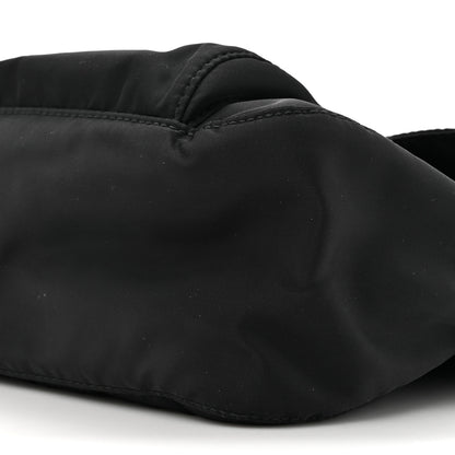 Prada Re-Nylon Vela Saffiano Pocket Single Buckle Messenger Shoulder Bag Black 8 of 9