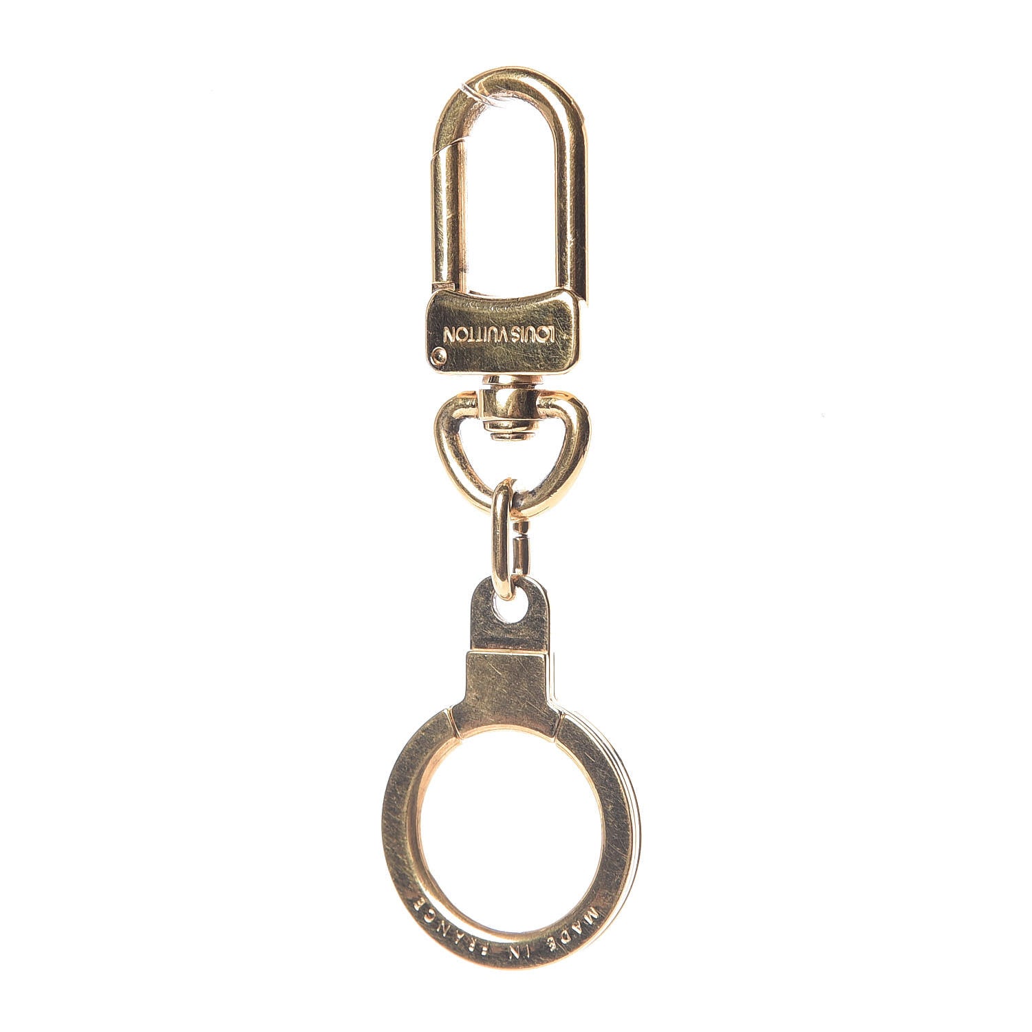 Louis Vuitton Pochette Extender Key Ring Gold 1 of 5