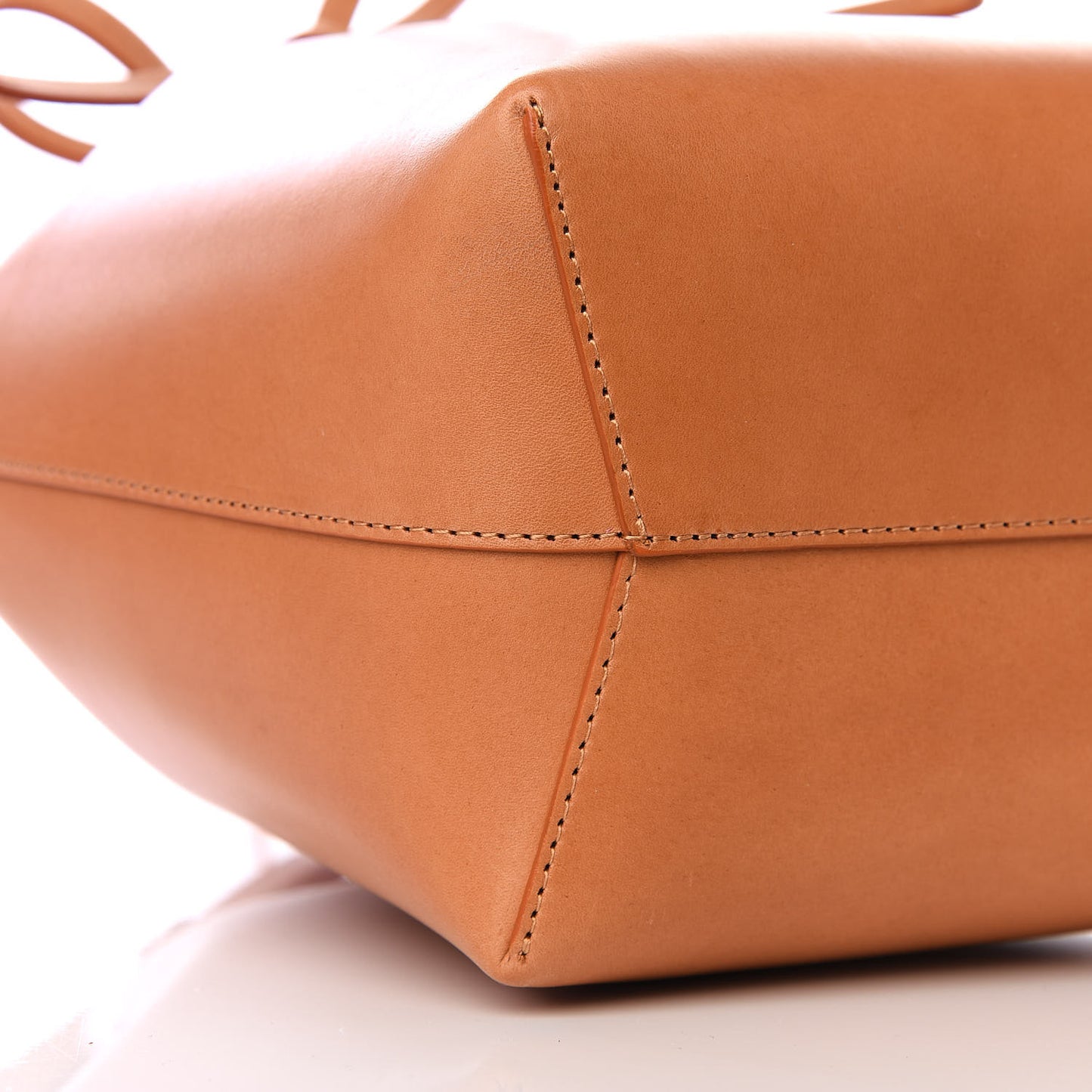 Calfskin Mini Bucket Bag Cammello Rosa