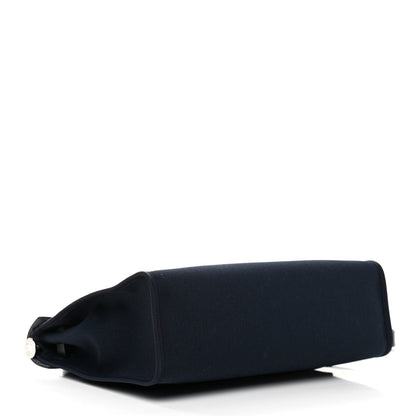 Hermes Toile Vache Hunter Herbag Zip PM 31 Bleu Marine 5 of 11