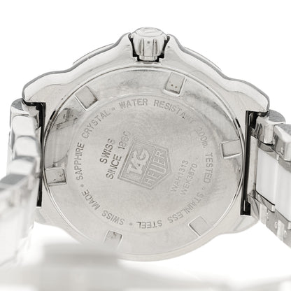 Tag Heuer Stainless Steel Ceramic Diamond 32mm Formula 1 Quartz Watch White WAH1313 4 of 5