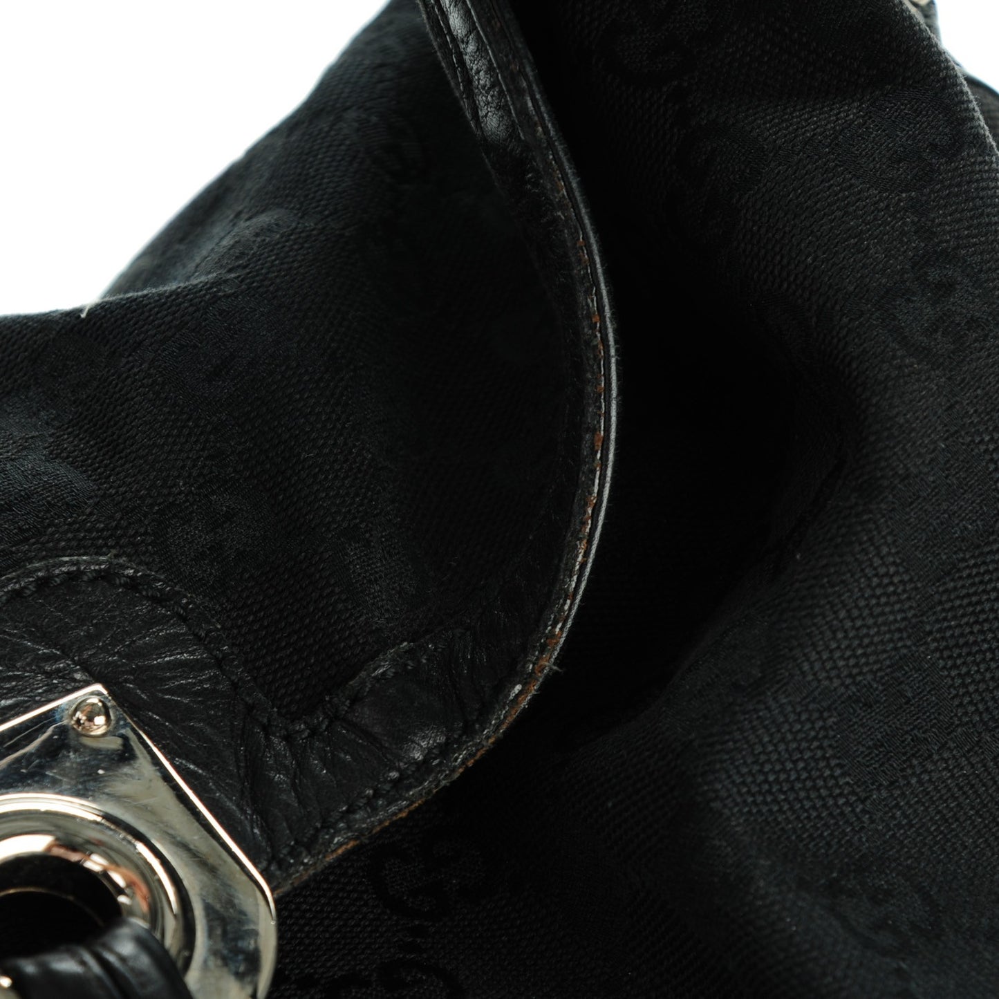 Monogram Large Indy Top Handle Bag Black