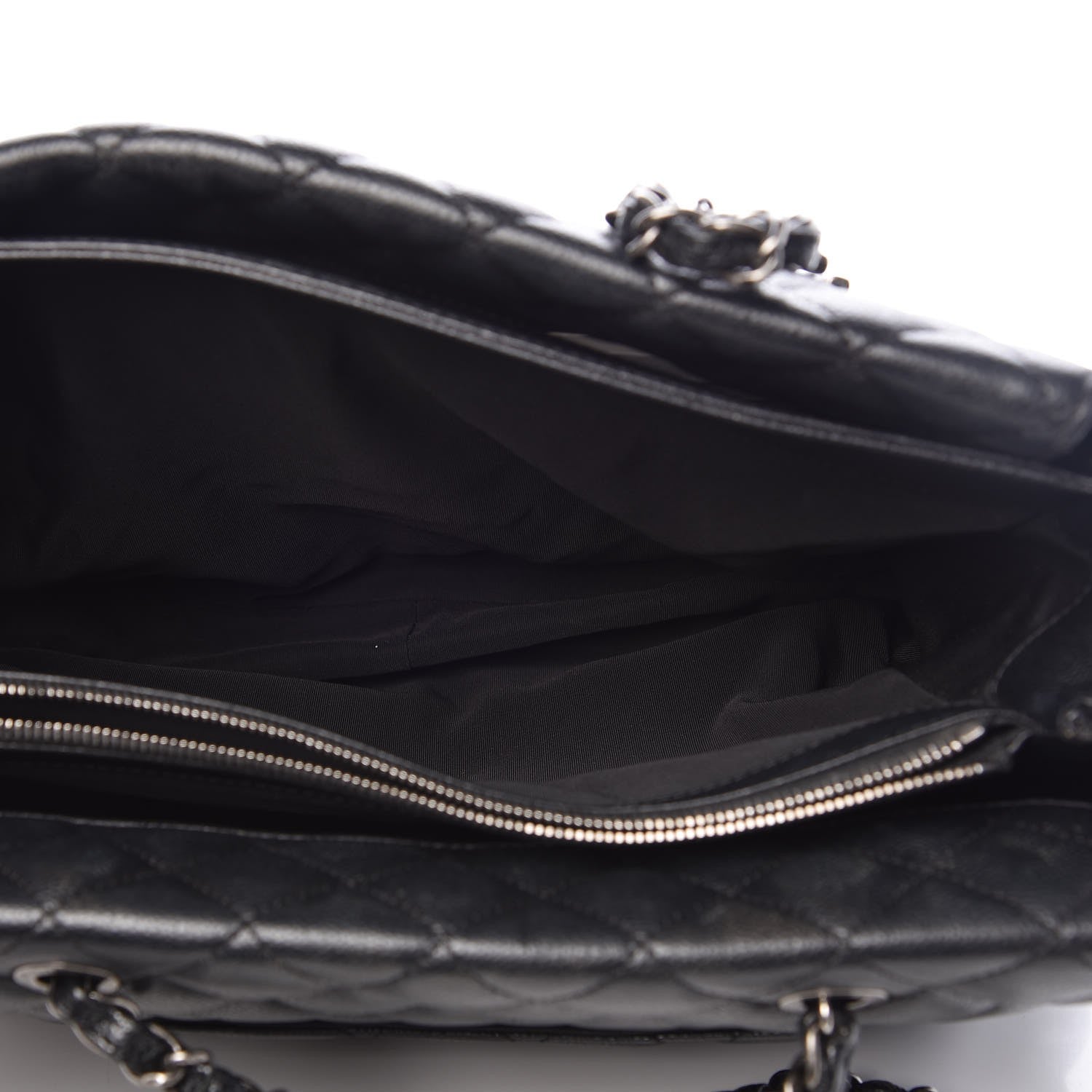 Chanel Caviar Quilted City Shopping Tote Black 5 of 10