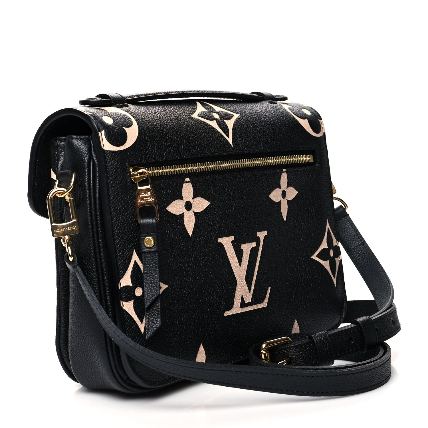 Louis Vuitton Empreinte Monogram Giant Pochette Metis Black Beige 3 of 10