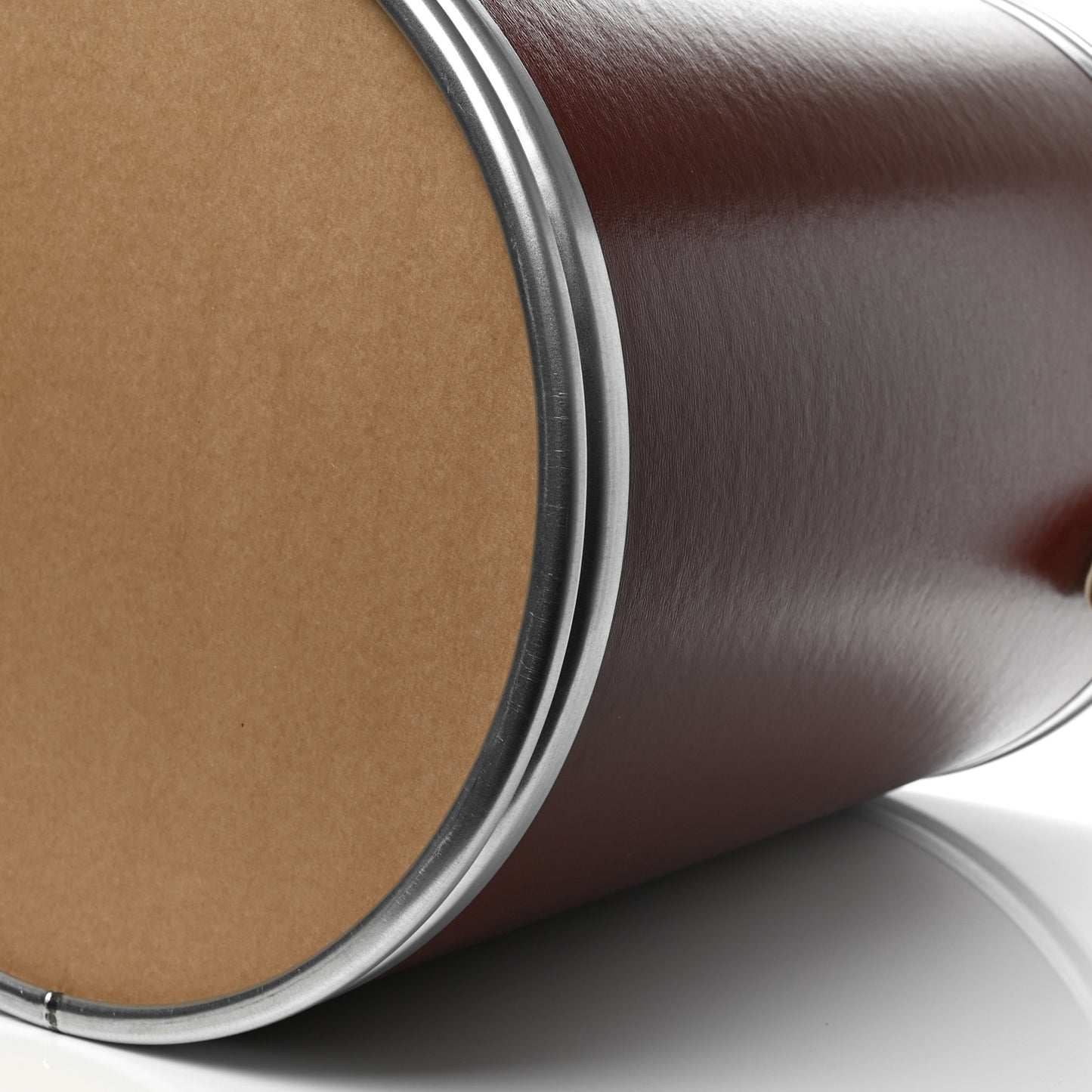 Kraft Paper Metal Canvas Saddle Box Rouge H