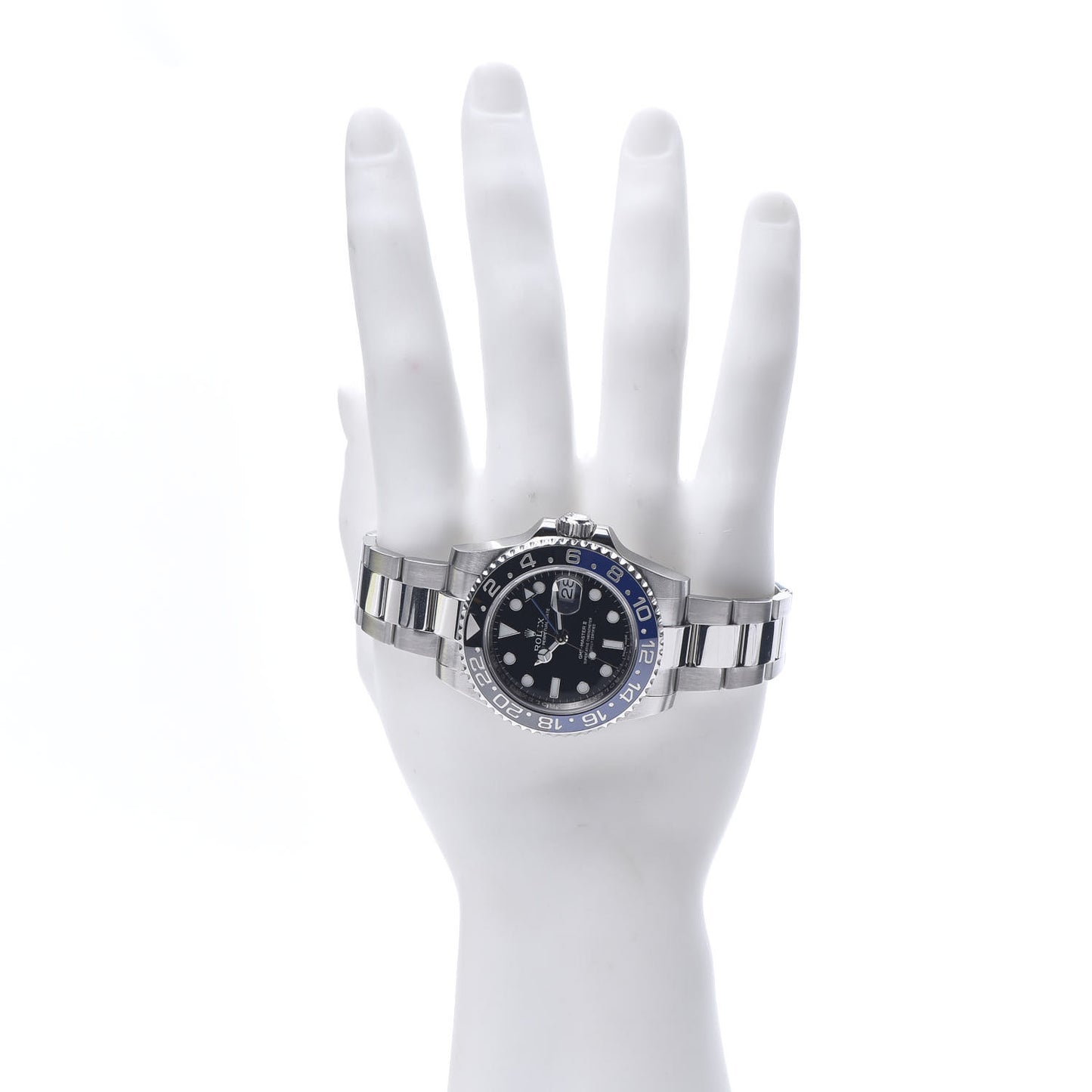 Stainless Steel 40mm Oyster Perpetual Date GMT Master II Batman Watch Black 116710BLNR