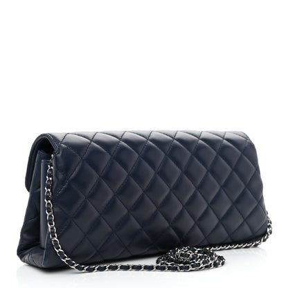 Chanel Lambskin Quilted By 4 Flap Crossbody Navy 3 of 10