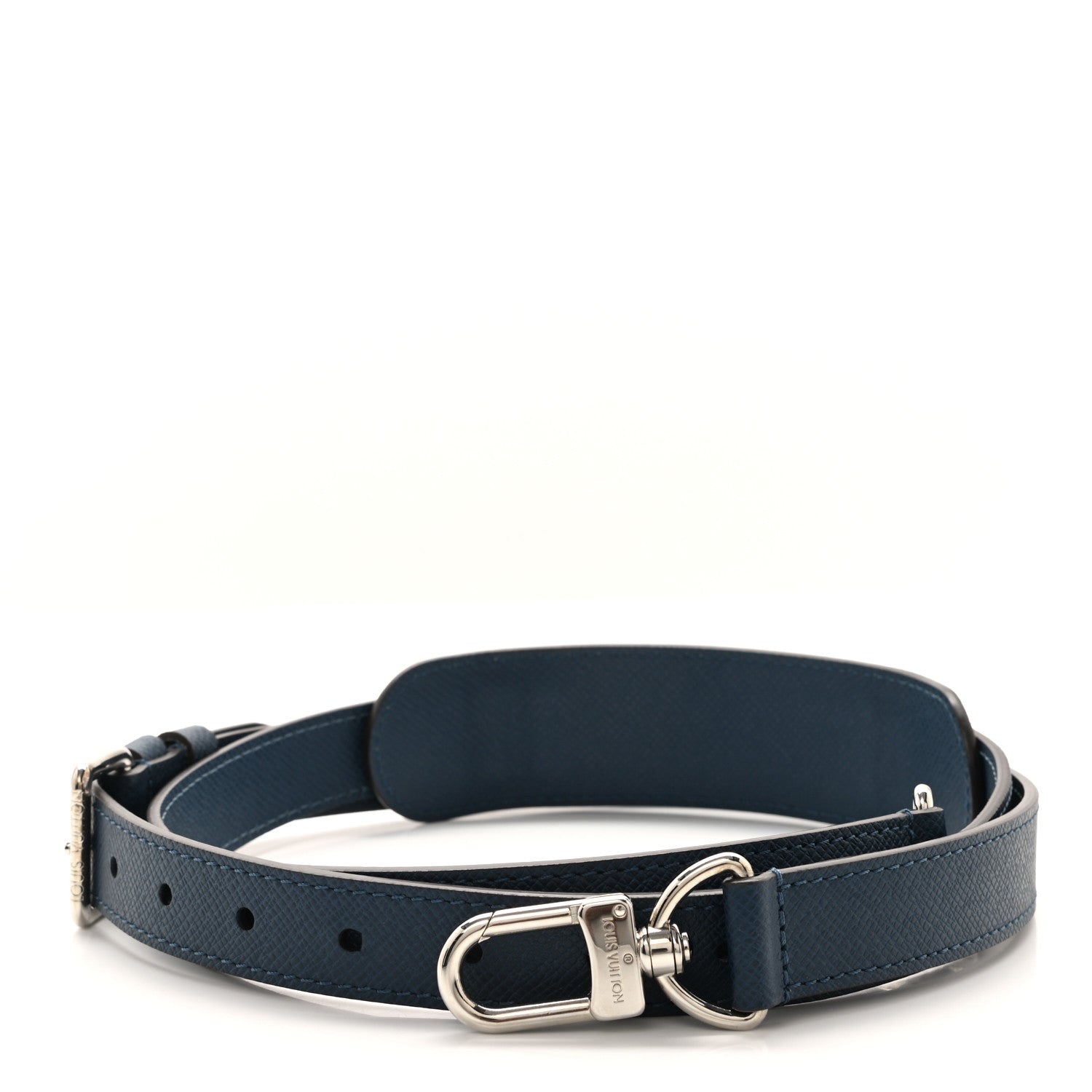Louis Vuitton Calfskin Adjustable Keepall Bandouliere Shoulder Strap Blue 1 of 3