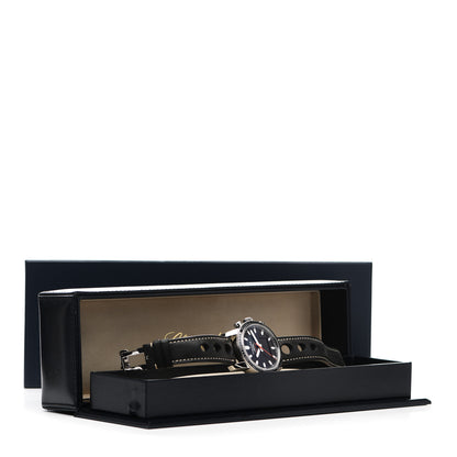 Chopard Stainless Steel Calfskin 42mm Grand Prix de Monaco Historique Time Attack Quartz Watch Black 5 of 5