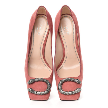 Gucci Suede Dionysus Pumps 37.5 Lipstick Rose 5 of 11