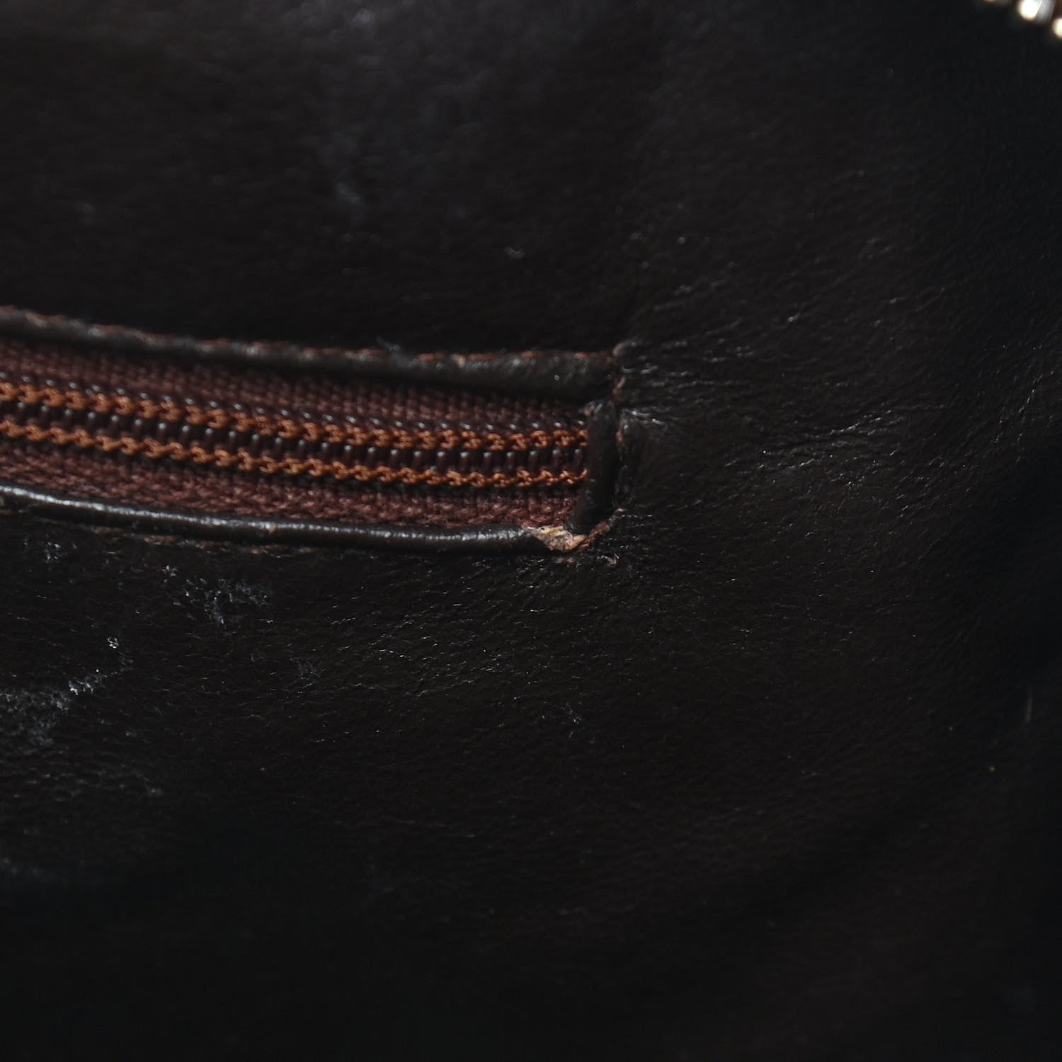 Chanel Caviar Quilted Camera Case Brown 21 of 25