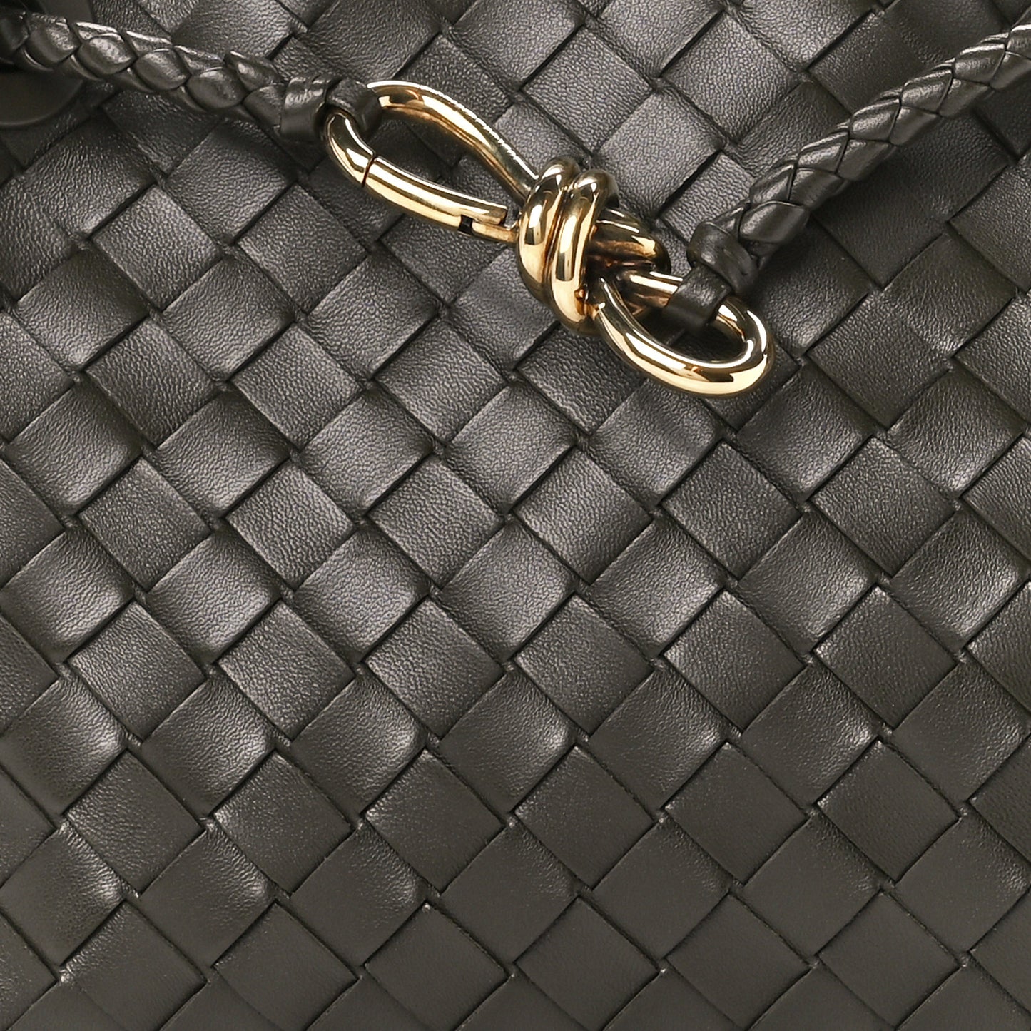 Nappa Intrecciato Small Andiamo Shoulder Bag Fondant