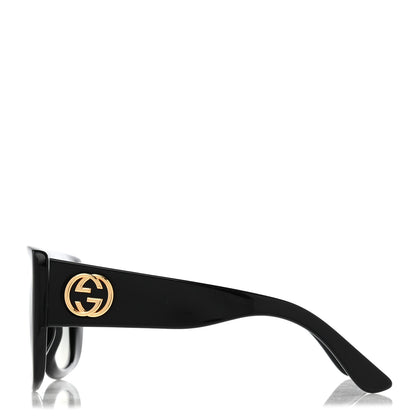 Gucci Acetate Square Frame Sunglasses GG0141S Black 3 of 7