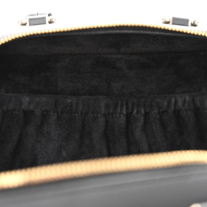 Chanel Calfskin Quilted Travel Kit Vanity Case Black 12 of 12
