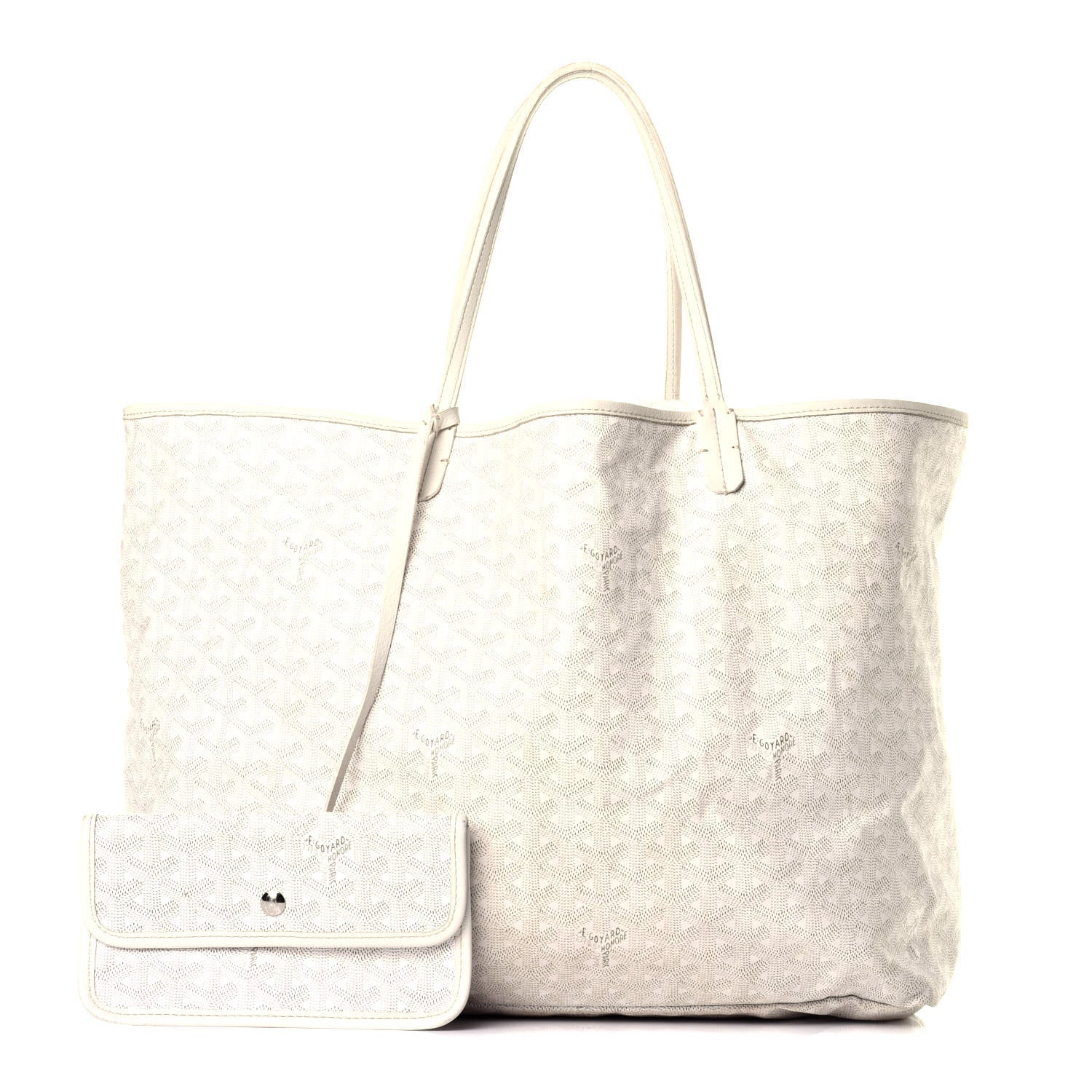 Goyard Goyardine Saint Louis GM White 1 of 9