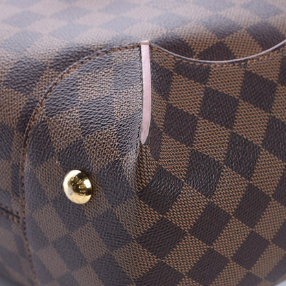 Louis Vuitton Damier Ebene Caissa Hobo Rose Ballerine 10 of 11