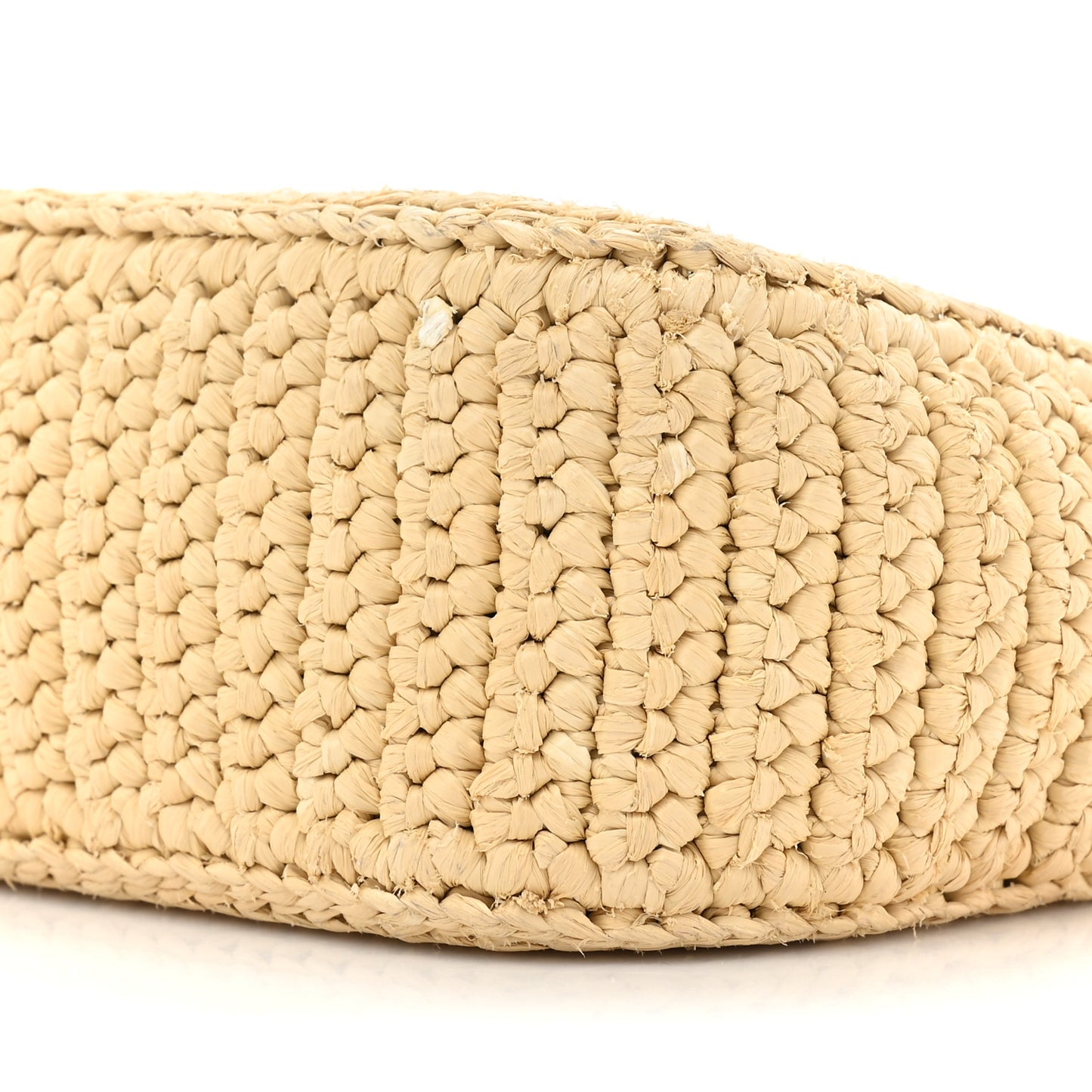 Yarn Raffia Effect Crochet Re-Edition 2005 Shoulder Bag Naturale