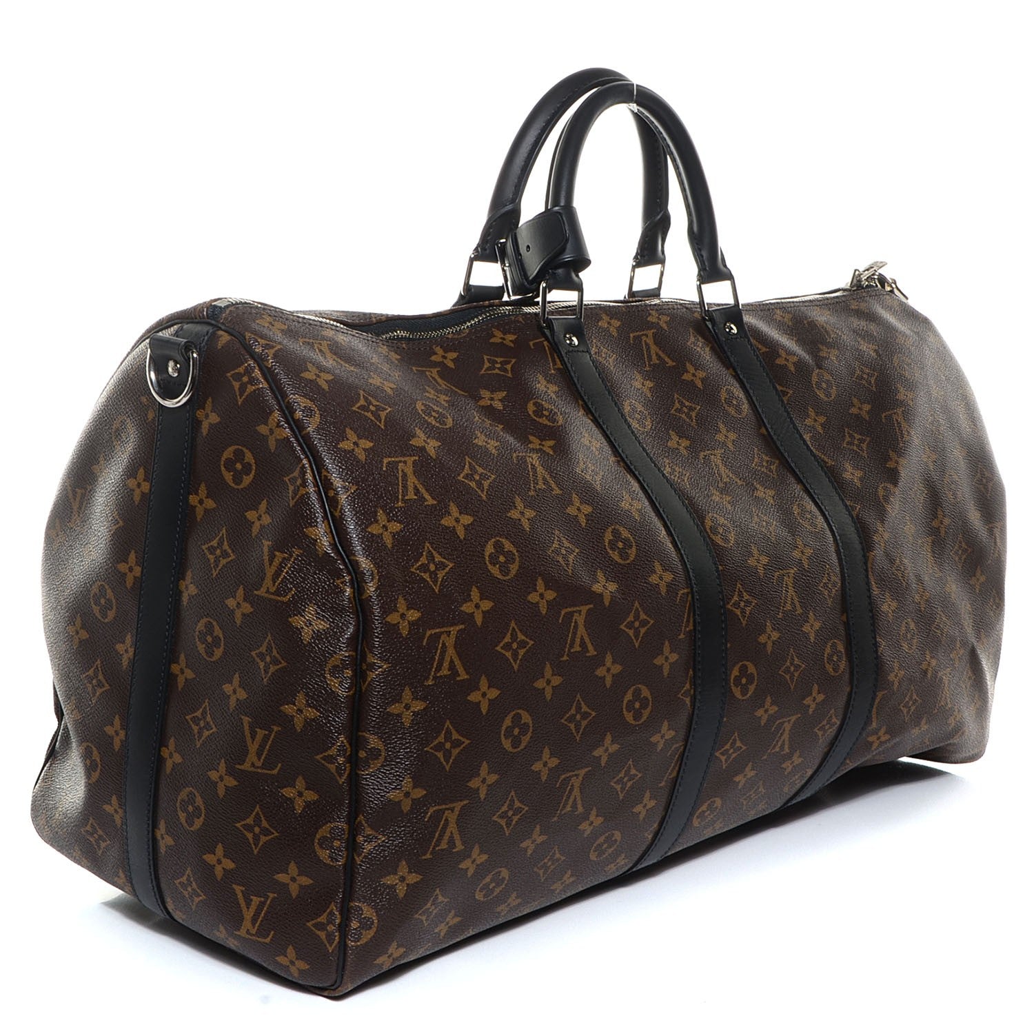 Louis Vuitton Monogram Macassar Keepall Bandouliere 55 3 of 8