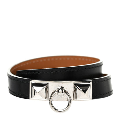 Hermes Box Rivale Double Tour Bracelet T2 Black 1 of 7