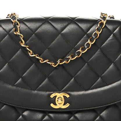 Chanel Lambskin Quilted Medium Single Flap Black 8 of 10