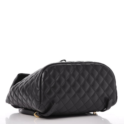 Chanel Calfskin Quilted Large Urban Spirit Backpack Black 4 of 8