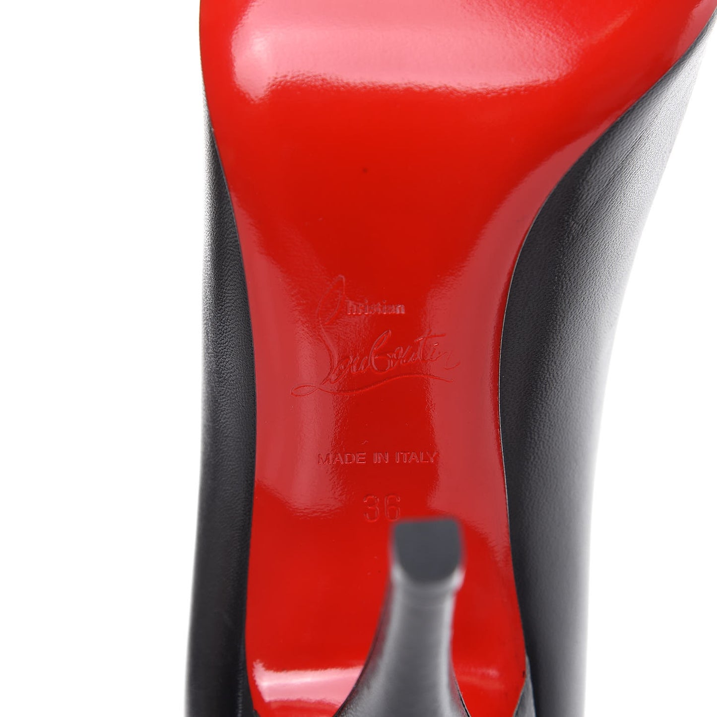 Shiny Nappa Fifille 100 Pumps 36 Black