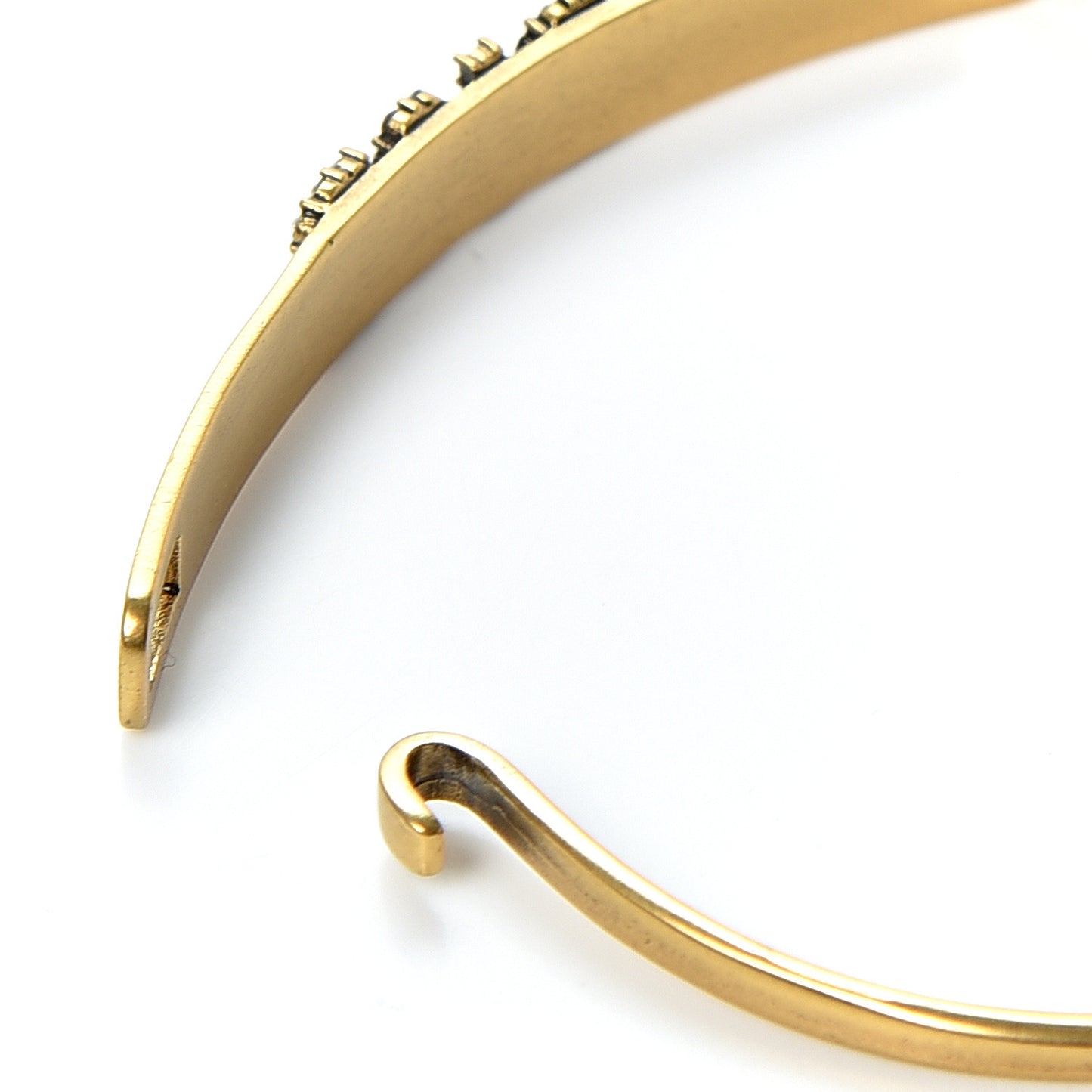 Metal Crystal Dio(r)evolution Bracelet Set Gold