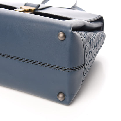 Bottega Veneta Nappa Medium Piazza Bag Denim 8 of 9