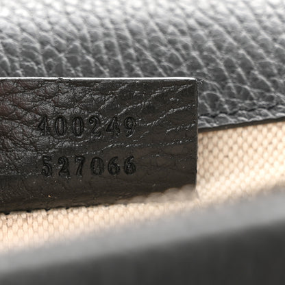 Gucci Pebbled Calfskin Small Dionysus Shoulder Bag Black 7 of 11