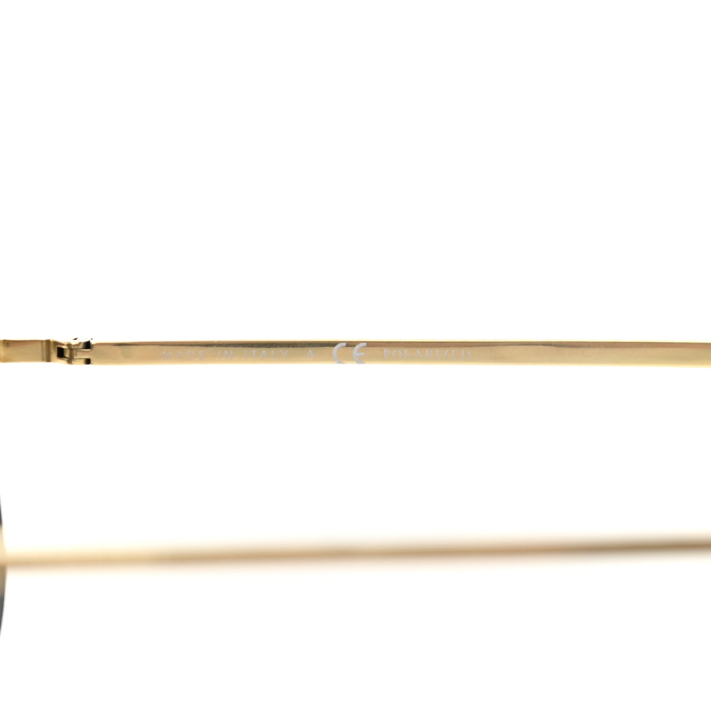 Metal Polarized Aviator CC Sunglasses 4189-T-Q Brown