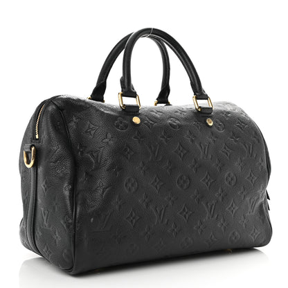 Louis Vuitton Empreinte Speedy Bandouliere 30 Black 3 of 16