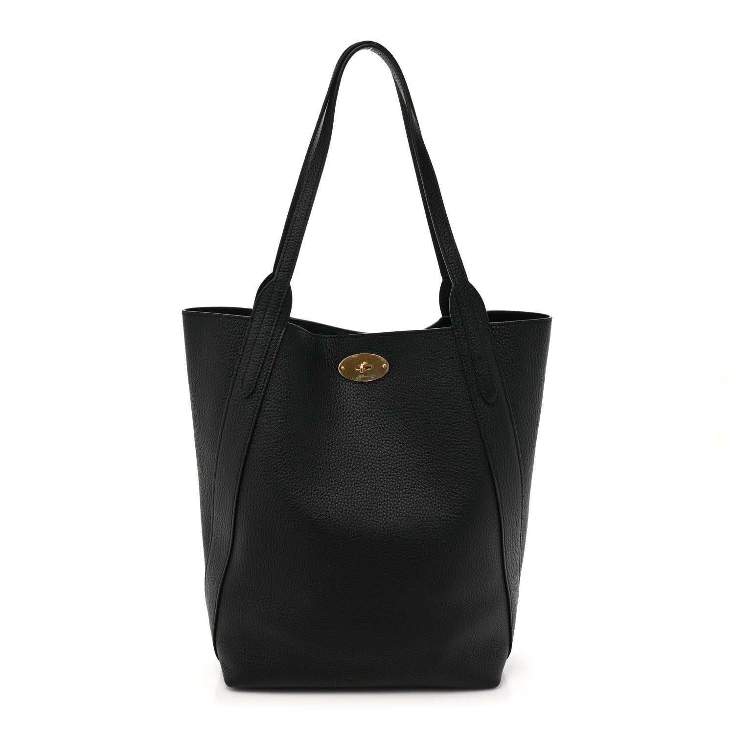 Mulberry Heavy Grain Bayswater North South Tote Black 1 of 10