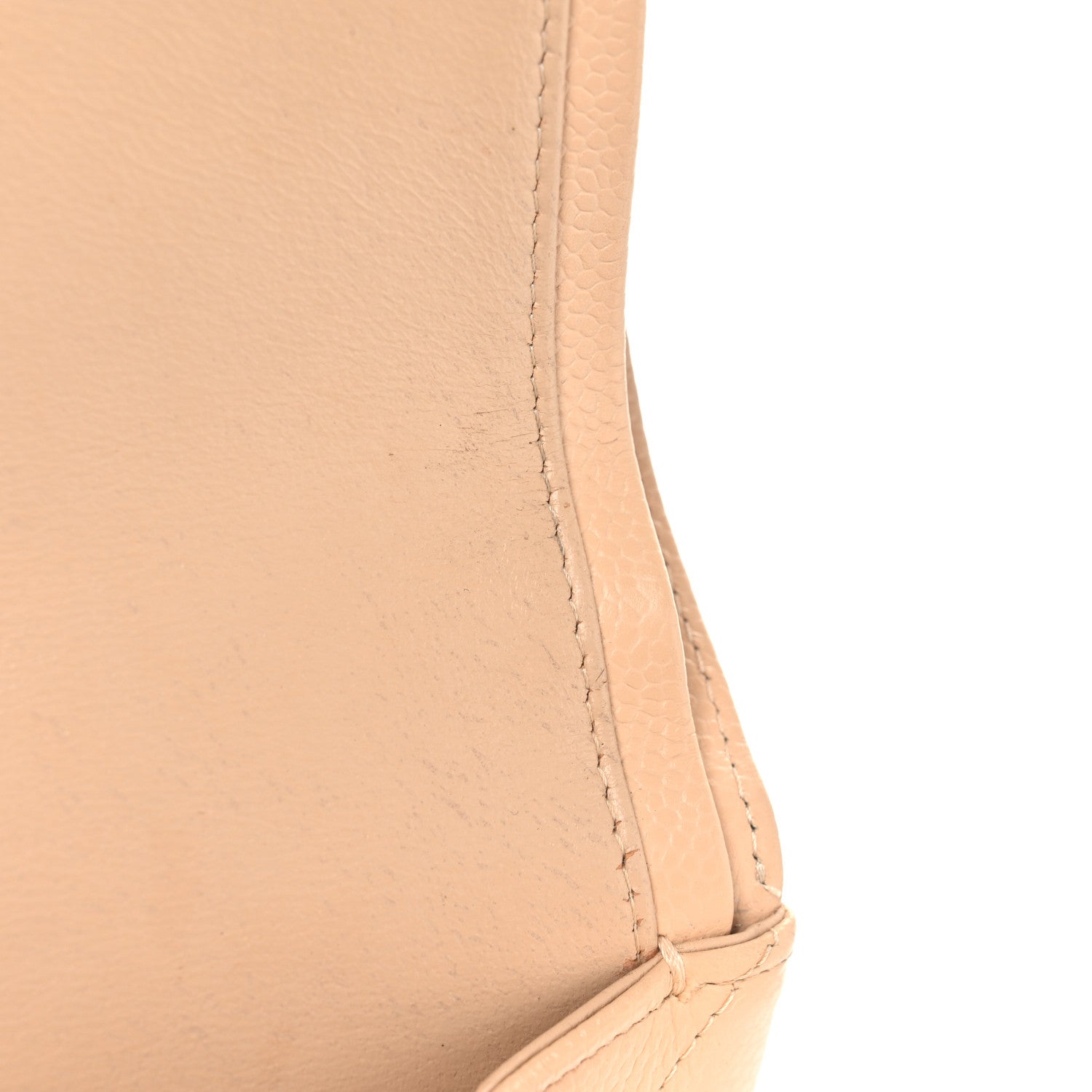 Chanel Caviar Quilted Jumbo Double Flap Beige 15 of 19