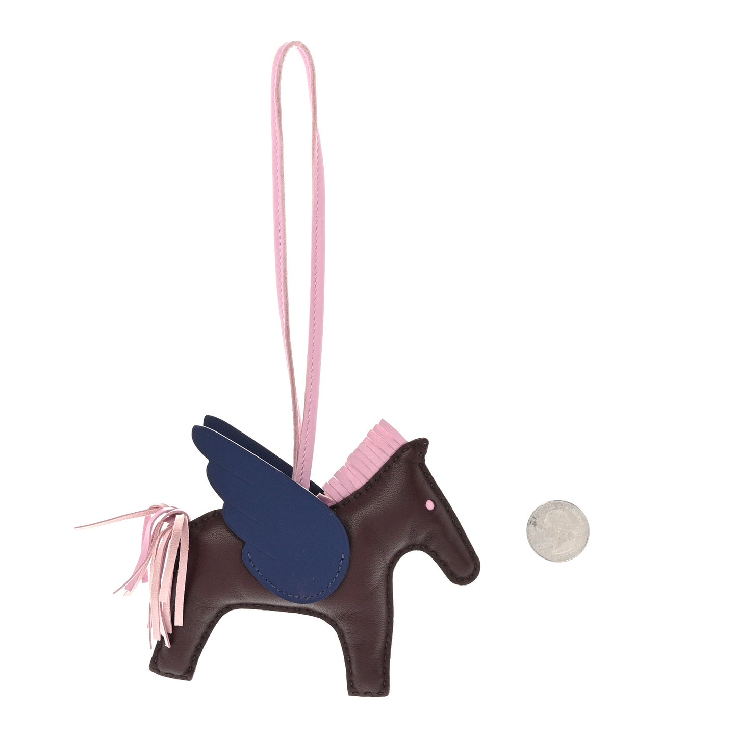 Milo Lambskin Grigri Rodeo Pegase Horse Bag Charm MM Rouge Sellier Mauve Sylvestre Bleu Saphir