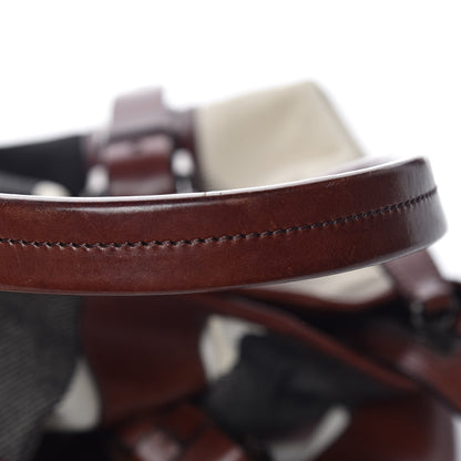 Burberry Canvas Mega Check Lowry Brown 10 of 20