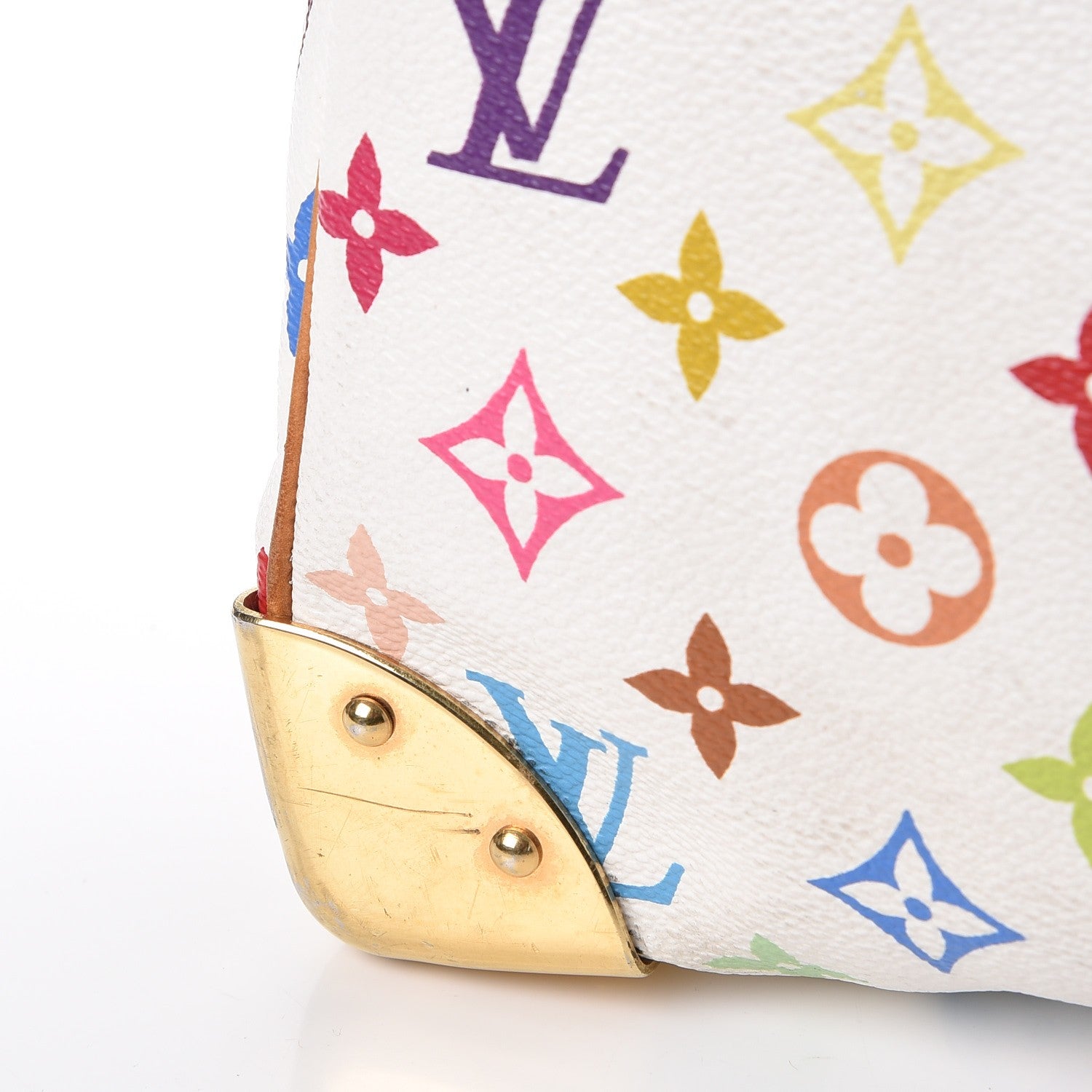 Louis Vuitton Monogram Multicolor Keepall 45 White 15 of 23