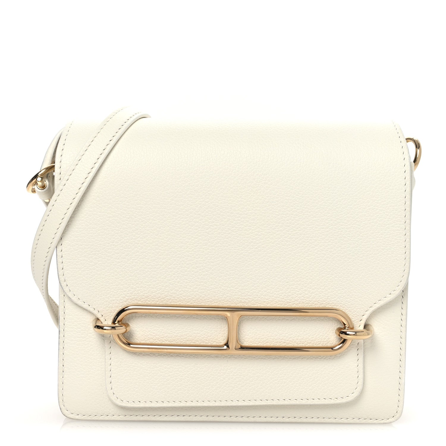 Hermes Evercolor Mini Sac Roulis White White 1 of 12