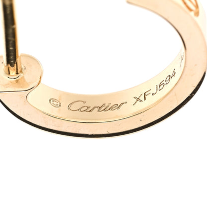 Cartier 18K Yellow Gold Small LOVE Hoop Earrings 5 of 5