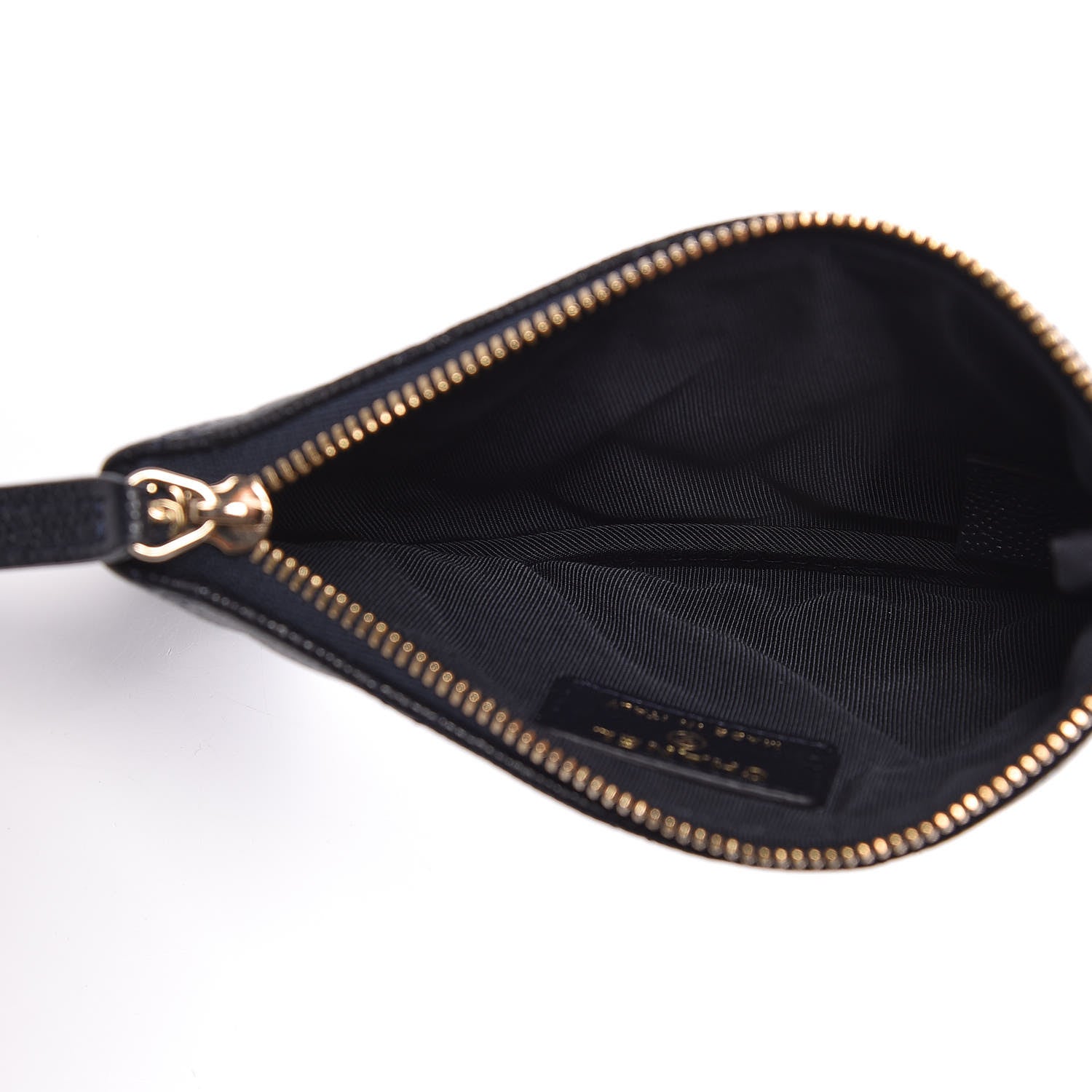 Chanel Caviar Quilted Small Cosmetic Case Navy 5 of 8