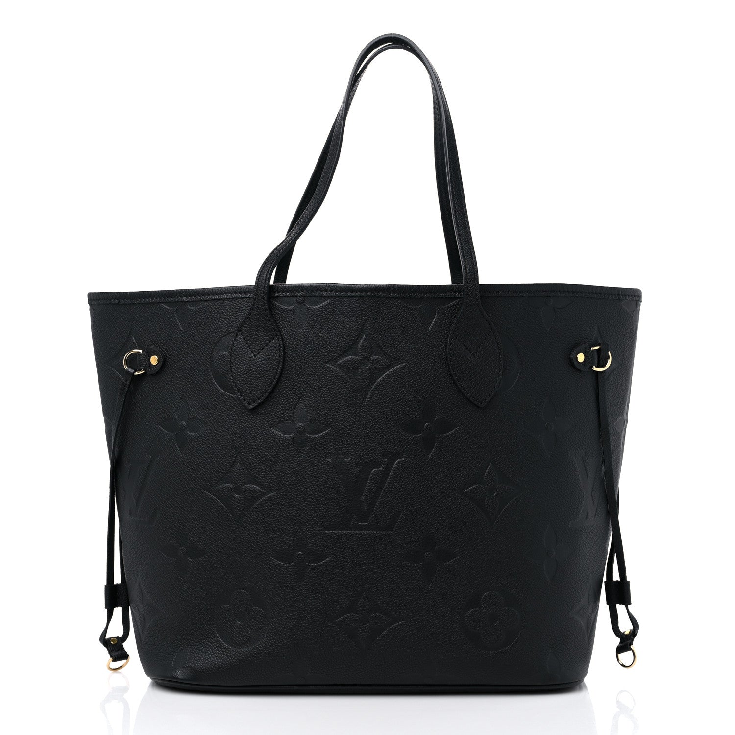 Louis Vuitton Empreinte Monogram Giant Neverfull MM Black 4 of 9