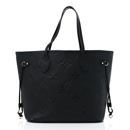 Louis Vuitton Empreinte Monogram Giant Neverfull MM Black 4 of 9