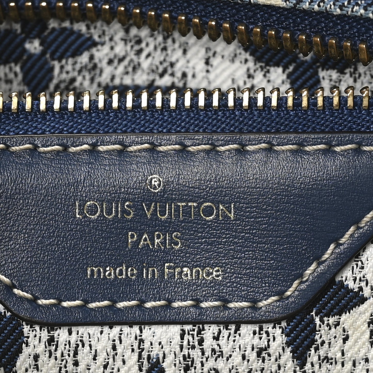 Monogram Jacquard Denim Speedy Bandouliere 25 Bleu