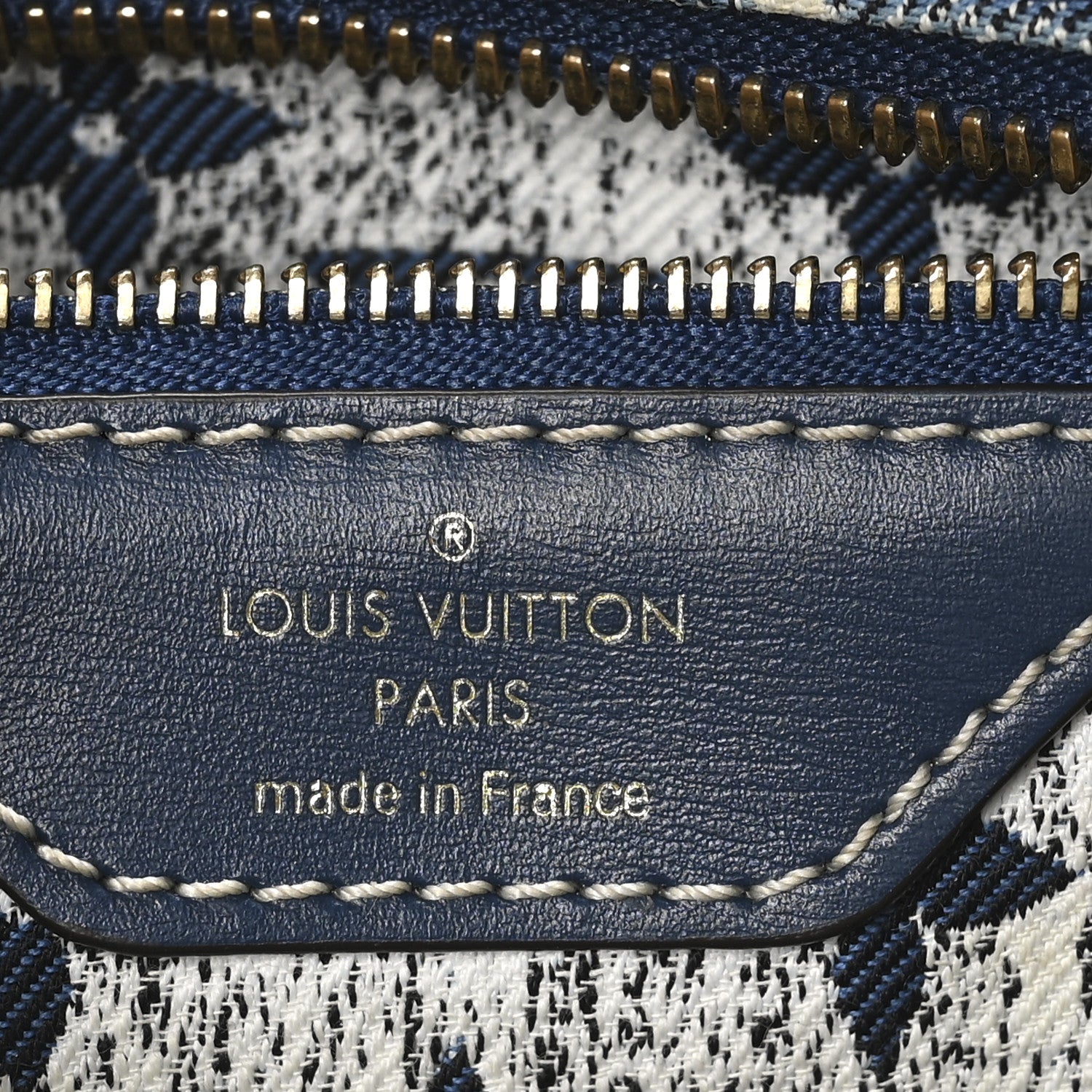 Louis Vuitton Monogram Jacquard Denim Speedy Bandouliere 25 Bleu 6 of 10