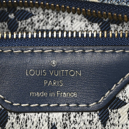 Louis Vuitton Monogram Jacquard Denim Speedy Bandouliere 25 Bleu 6 of 10
