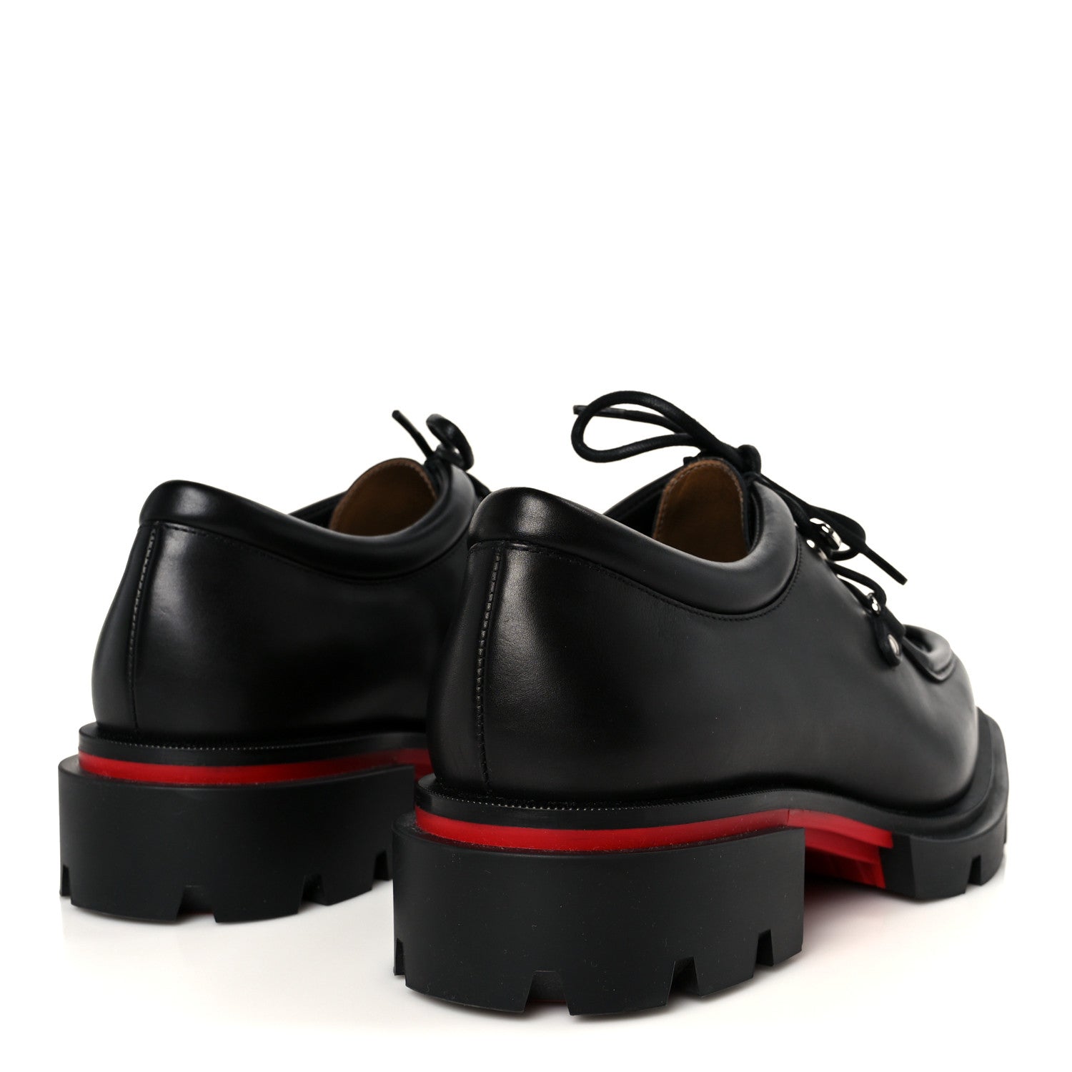 Christian Louboutin Calfskin Our Pabelito Mens Leather Derby 43.5 Black 5 of 9
