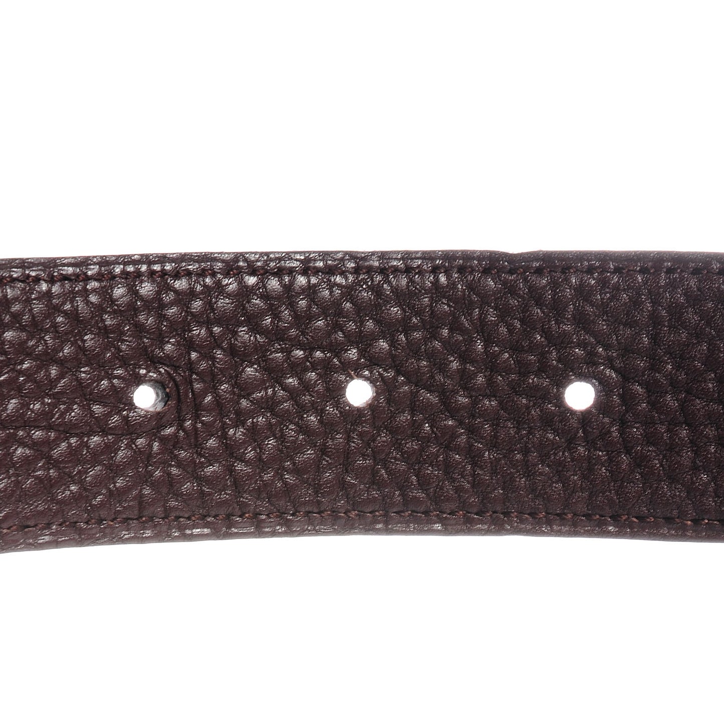 Box Togo Reversible Martelee Constance 40mm H Belt 100 Noir Chocolate