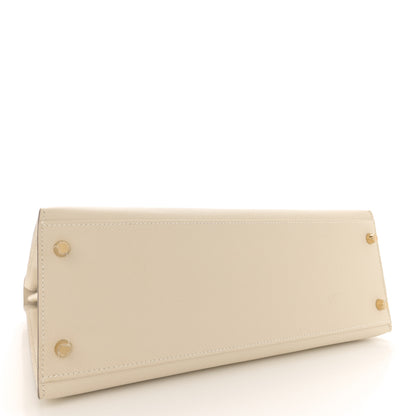 Hermes Epsom Kelly Sellier 32 Craie 4 of 14