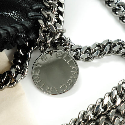 Stella McCartney Shaggy Deer Falabella Fold Over Tote Black 8 of 8