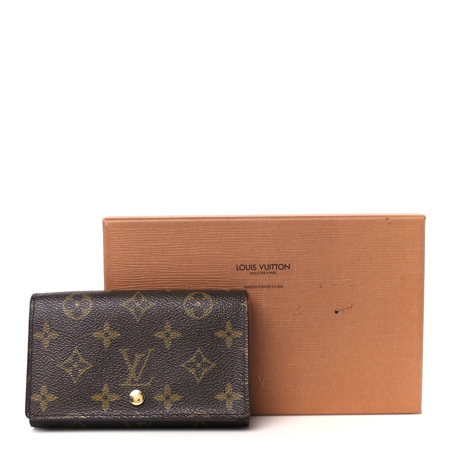 Louis Vuitton Monogram Porte-Monnaie Tresor Wallet 10 of 10