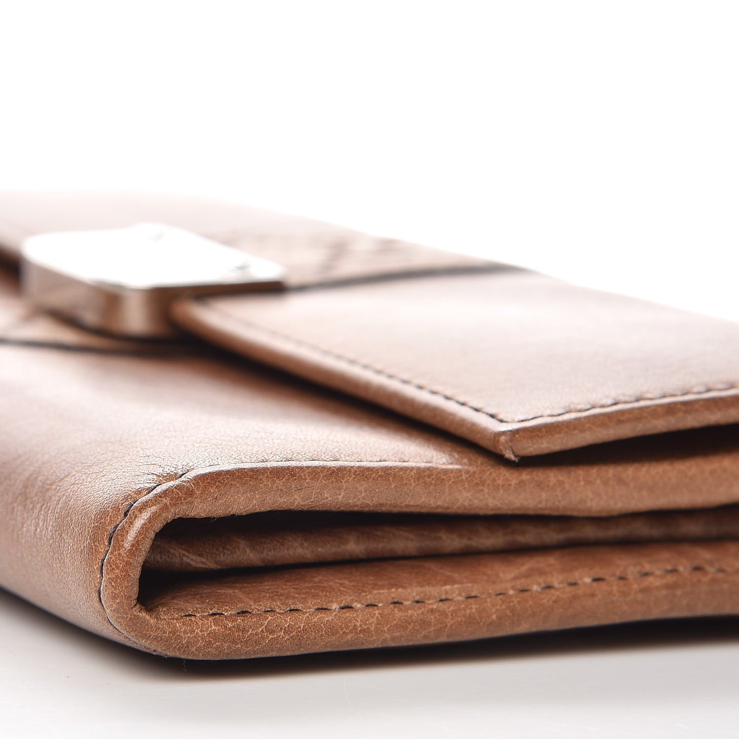 Guccissima Calfskin GG Continental Wallet Natural
